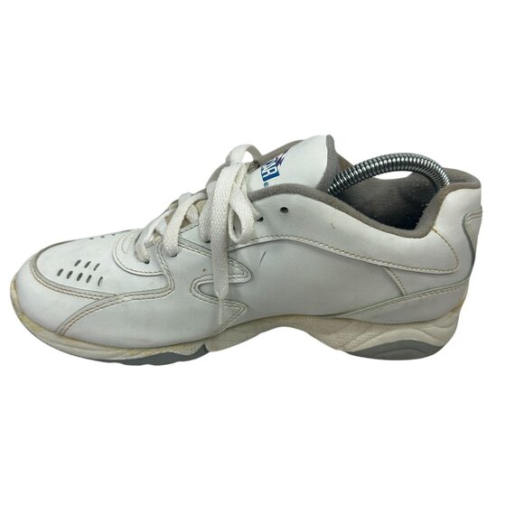 Fastlane NASCAR Men’s White Athletic Shoes Size 8.5 Lace-Up Casual Sneakers